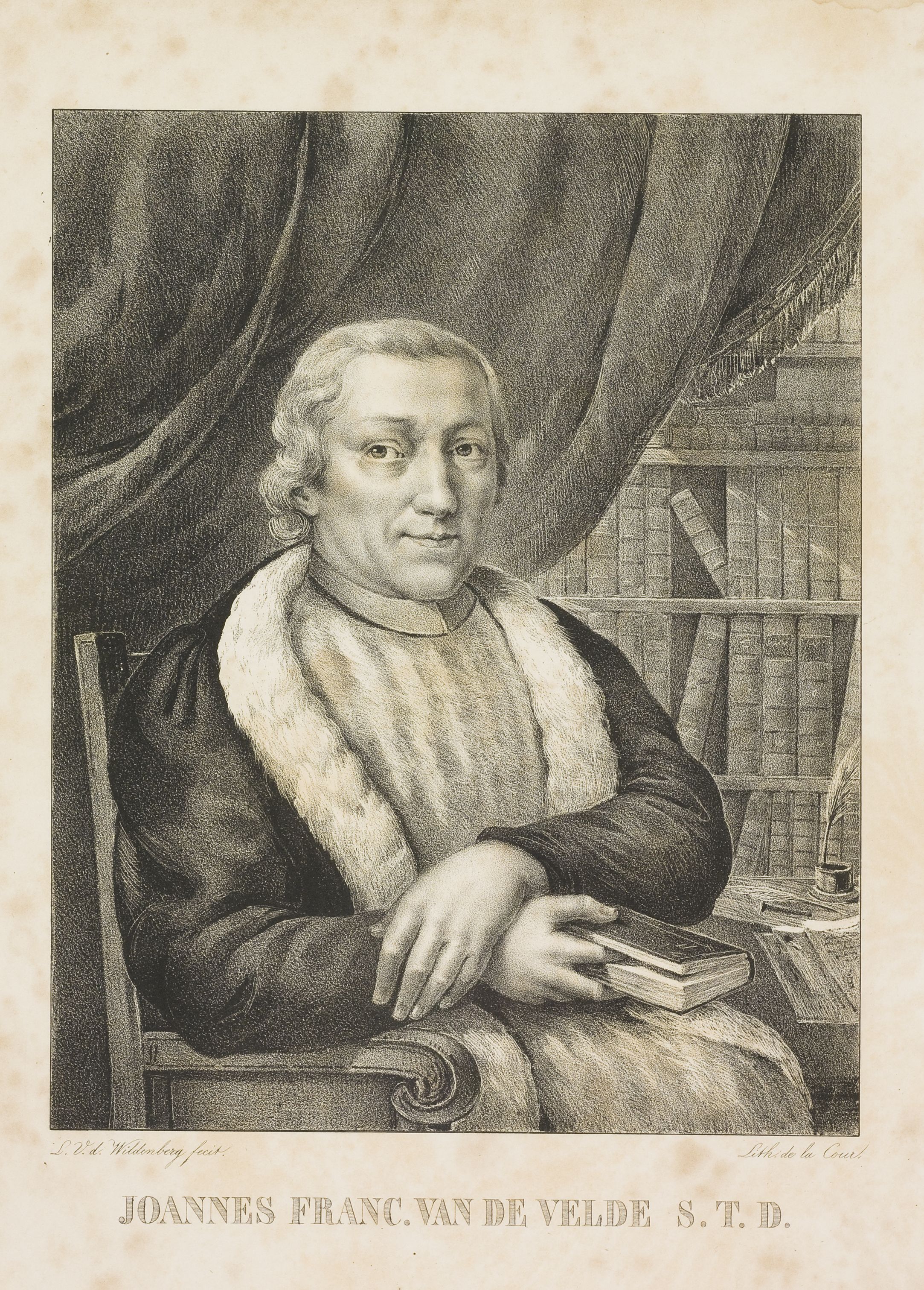 Ooggetuige van een
woelig tijdperk.
Eximius
van de Velde (1743-1823) en zijn briefwisseling